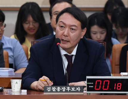  '윤석열 청문회' 조롱거리 된 검찰 출신 김진태