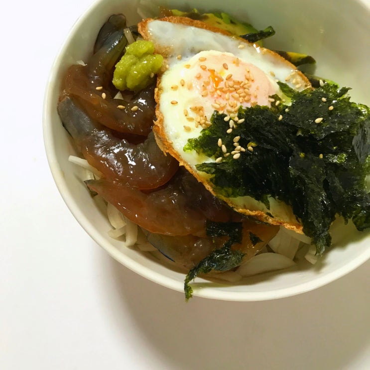  손질 간장새우장으로 새우장덮밥 해먹기 ! / 안녕로빈푸드/집들이음식추천/혼밥메뉴