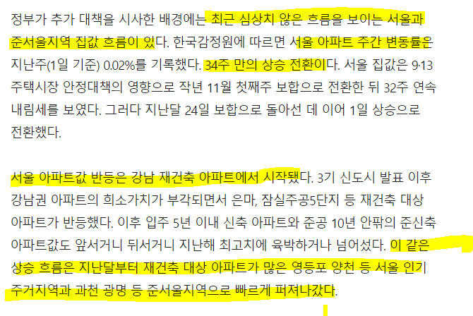  (공유) 국지적 집값 상승 예의 주시, 과열 시 즉각 조치