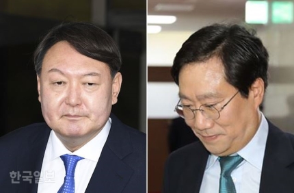 윤석열, 검찰총장 인사 앞둔 4월에 양정철 만났다 윤석열, 검찰총장 인사 앞둔 4월에 양정철 만났다