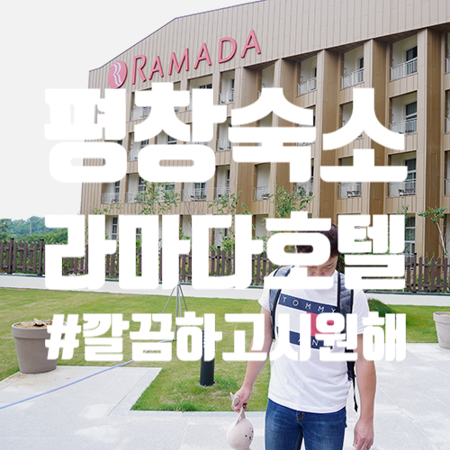  평창 라마다 아이와 함께 지내기 좋아. 현실사진 주의
