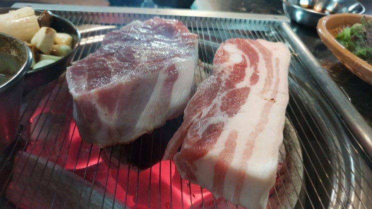  [정자동 맛집] 제주 돼지 근고기 전문점 "돈멜" 워터 에이징 숙성 고기 육즙 대박!