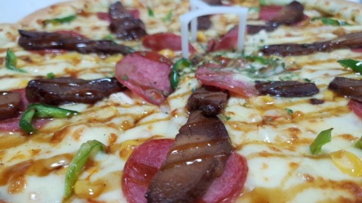 뽕뜨락피자:) 차슈(불고기) 피자 후기