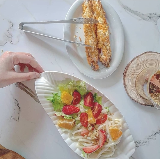  샐러드우동 레시피