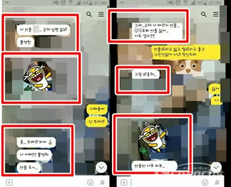  베트남 폭행 피해자는 불륜녀다, 남편의 전처 카톡공개