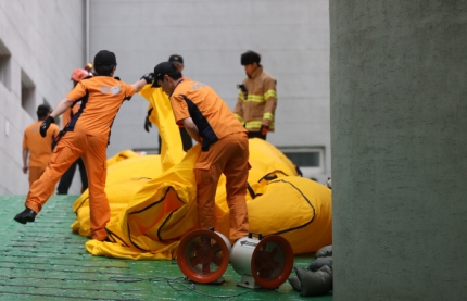  거제 살인사건 용의자 결국 투신사망