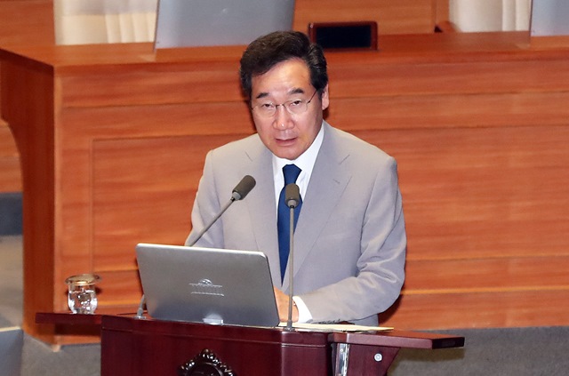  이낙연 “아베 대북 제재 위반, 위험한 발언”