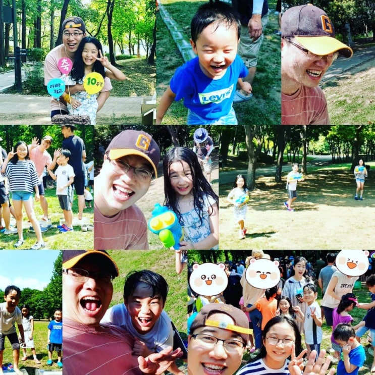  아빠놀이학교 물총서바이벌 프로그램에 참여하다.