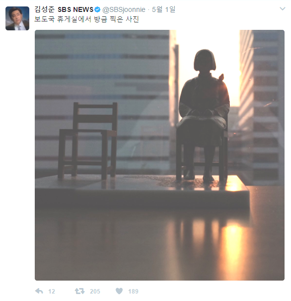  SBS '김성준' 앵커가 2017년 5월달에 찍었던 여성의 다리