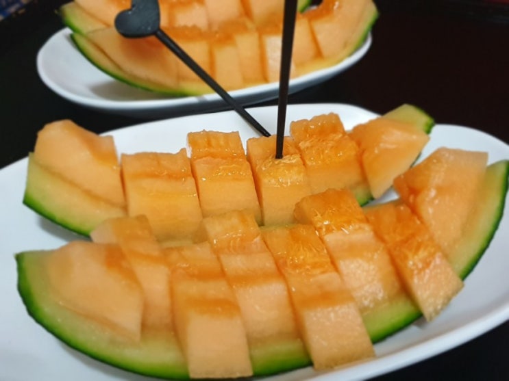  칸탈로프멜론 맛보기와 보관법