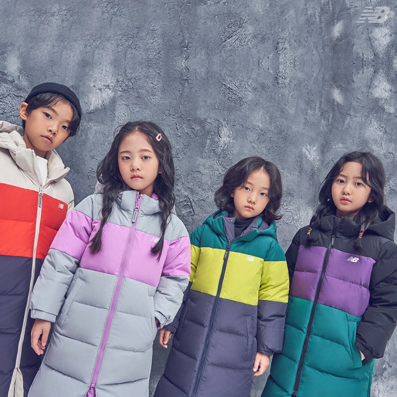 뉴발란스 키즈 롱패딩 컬러 스위치 다운 선발매 소식에 아동패딩 찜