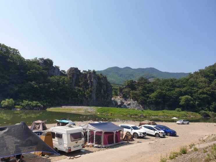 [노지카라반캠핑] 충주 수주팔봉