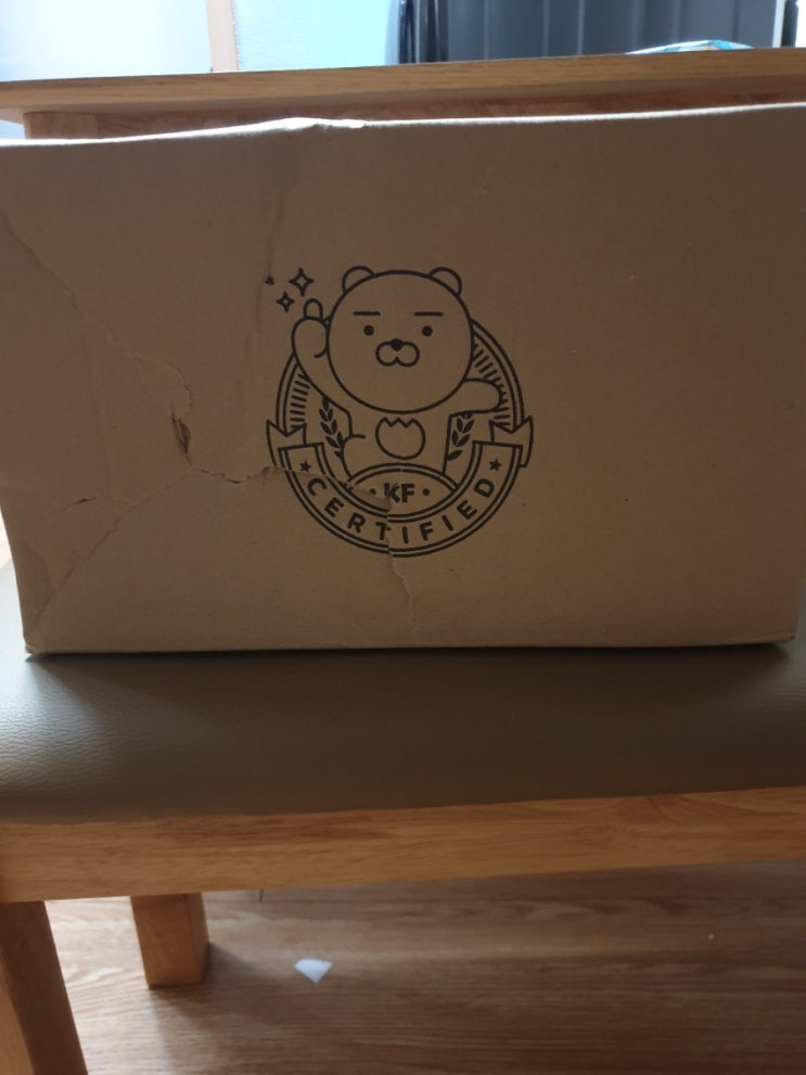  라이언 럭키박스 도착