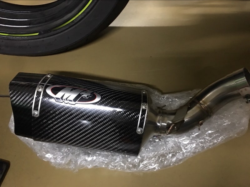 [자가정비] 가와사키 Z900 머플러 튜닝 DIY, 자가교체, 슬립온 머플러 자가장착 :: “M4 Carbon”