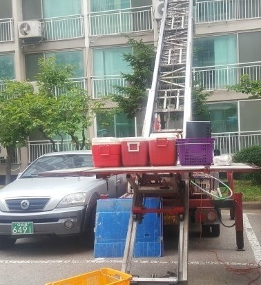  정왕동이사,사다리작업,