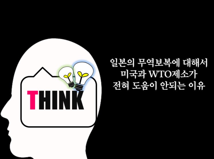  일본의 무역보복에 대해 미국 방문과 WTO 제소가 전혀 도움이 되지 않는 이유