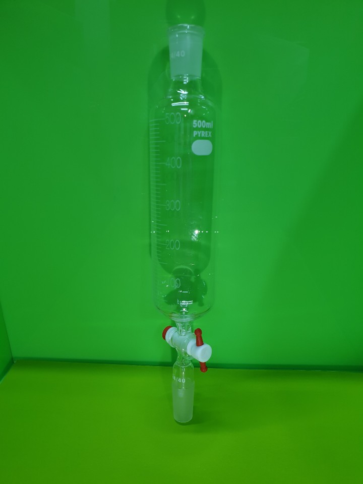  눈금 원통 분액여두(분액깔대기)