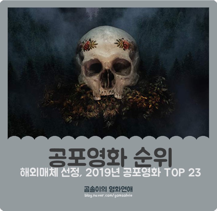 로튼토마토 선정, 2019년 개봉 공포영화 순위 TOP 23