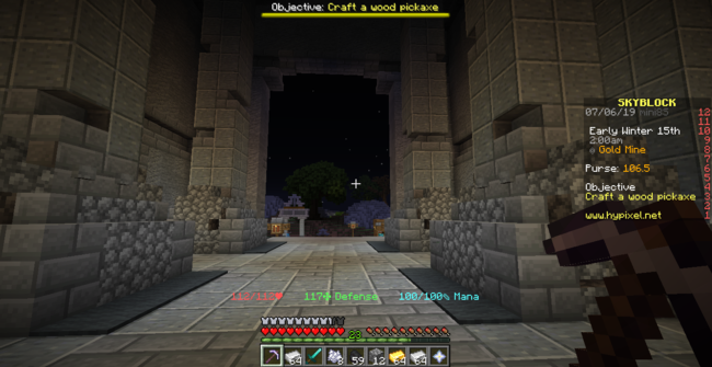  하이픽셀 서버에 새로 추가된 스카이블럭-Minecraft