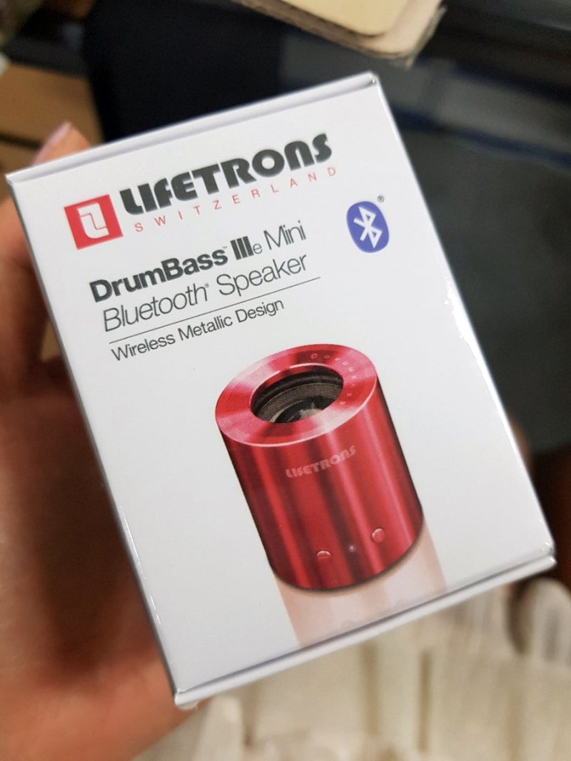 라이프트론(LIFETRONS) 드럼베이스 3 미니 개봉기 - 유선 모드 전환이 가능한 작지만 강한 초소형 블루투스 스피커 추천, :  네이버 블로그