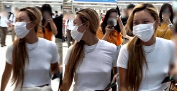 화사 노브라 패션에 모자이크 논란... 네티즌들 “모자이크가 더 황당, 도대체 무슨 생각?”