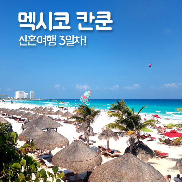  칸쿤 신혼여행 3일차 카리브해와 코코봉고