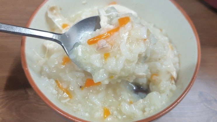  초복 음식 닭죽 끓이는법 : 남은 삼계탕 활용해서 닭죽 만들기