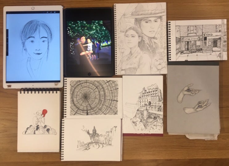  서울 미술 그림 동호회 드로잉 모임 강남역 카페 정모 후기 (일러스트 손그림 소모임 디지털드로잉 기초 연습 직장인 취미생활)