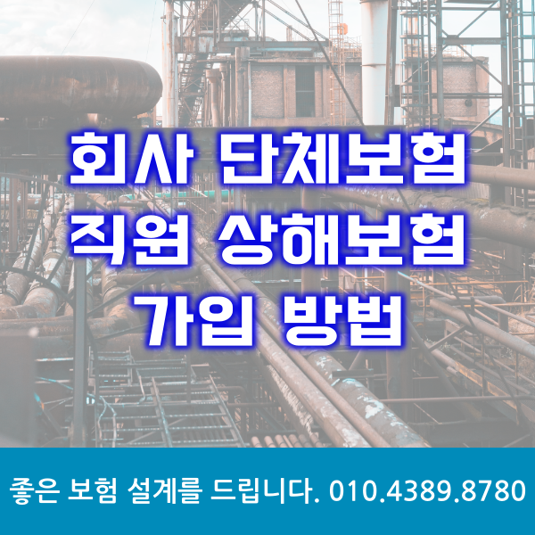  회사 단체보험 및 직원 상해보험 가입 방법 알아보기