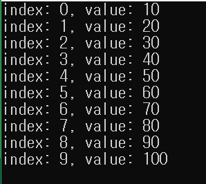  [C,C++,Java] 배열 크기 구하기, 배열 접근하기, 배열 출력하기, 배열 사이즈, ArrayIndexOutOfBoundsException