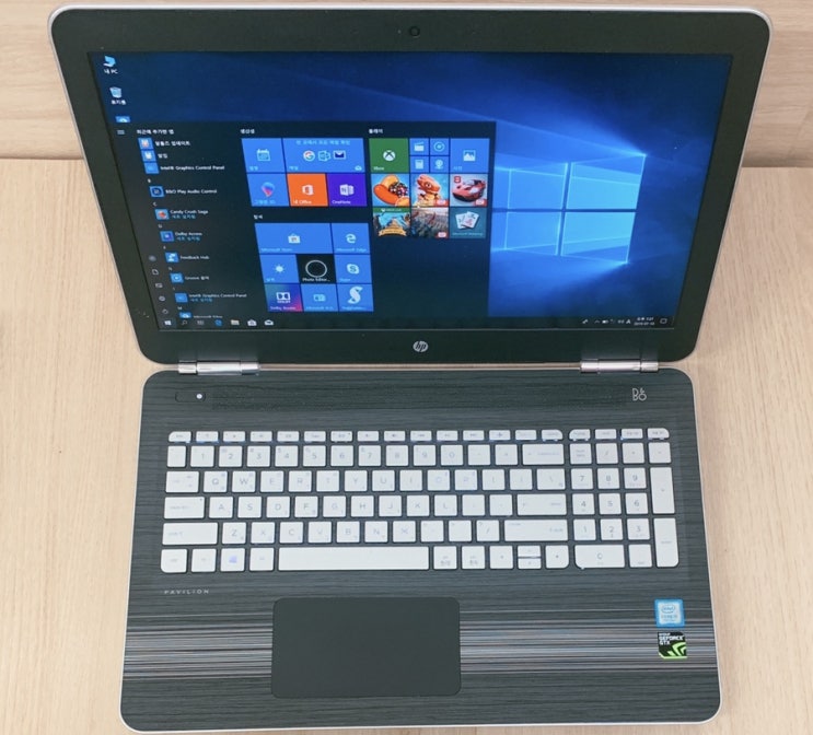  HP게이밍노트북 15-BC229TX i5-7300HQ / 8G / SSD 120G / Geforce GTX 1050 / 15.6인치 / Win10 699,000원