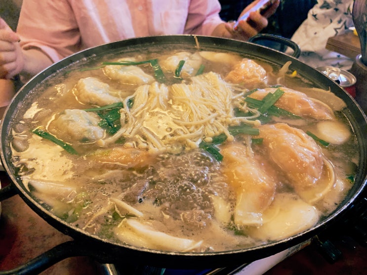  [모란맛집]객주이모/만두전골/전집/비오는날엔 만두전골이즤 :)