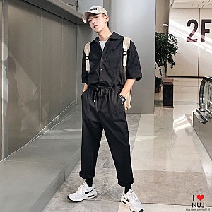 남자 점프슈트 이제 쉽고 깔끔하게 입어보자