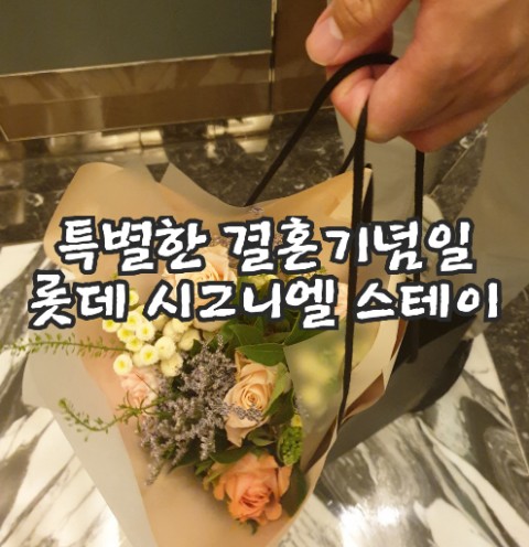  결혼기념일 선물. 잠실 롯데월드타워 호텔 시그니엘 스테이stay 디너 야경 서울 레스토랑