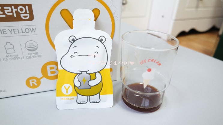  홍키통키 프라임 옐로우 시안이도 챙겨먹는 키즈홍삼