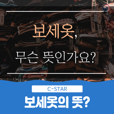  보세옷의 '보세', 무슨 뜻인가요?