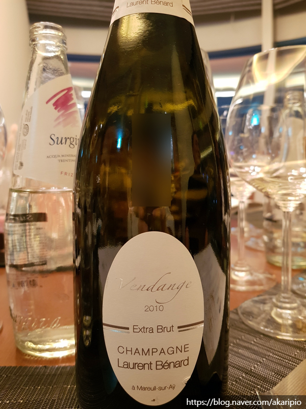  Champagne Laurent Benard, Vendange Extra Brut, 2010 (샹파뉴 로랑 베나르, 방당쥬 엑스트라 브륏)