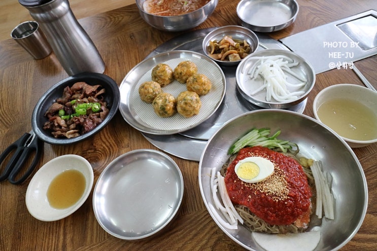 시흥 냉면맛집 거모동 더미냉면 불고기가 덤~