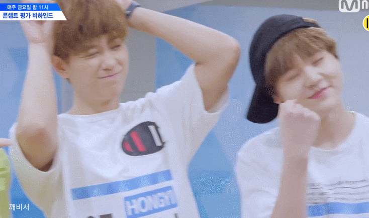  [프로듀스X101] Monday To Sunday 먼투썬팀 엠카무대, 남도현 중심의 밀린 덕질