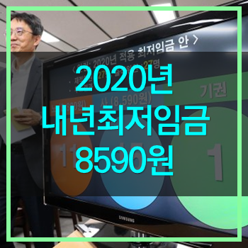  내년 2020년 최저임금 결정! 속도 조절론 현실화