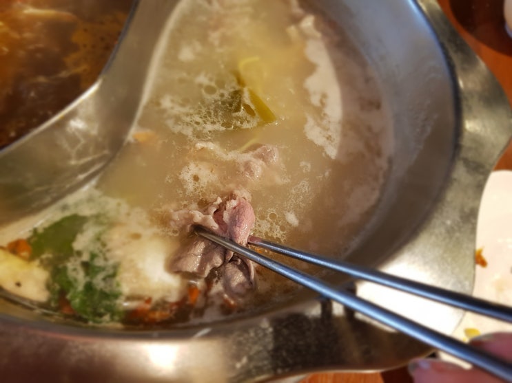  두정동훠궈와 무한리필 샐러드바를 즐겼어요