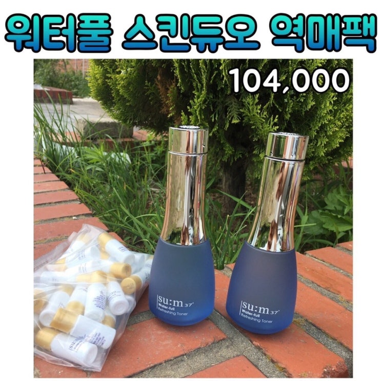  워터풀 스킨듀오 역매팩 /