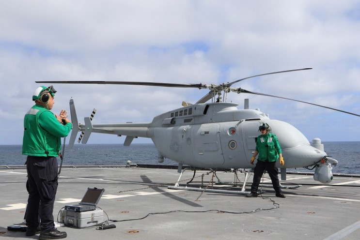 미해군, ‘MQ-8C Fire Scout’ 무인헬기의 초기작전능력(IOC) 선언