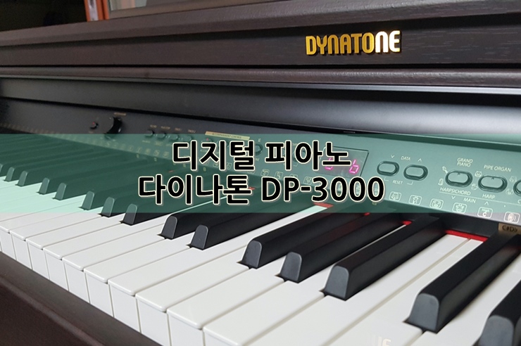  초등학생이 사용할 교육용 디지털 피아노 다이나톤 DP-3000