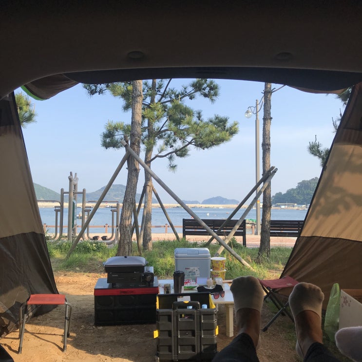  [거제 캠핑] 나만 알고 싶은 거제 구조라 수변공원 캠핑장 다녀왔어요 :)