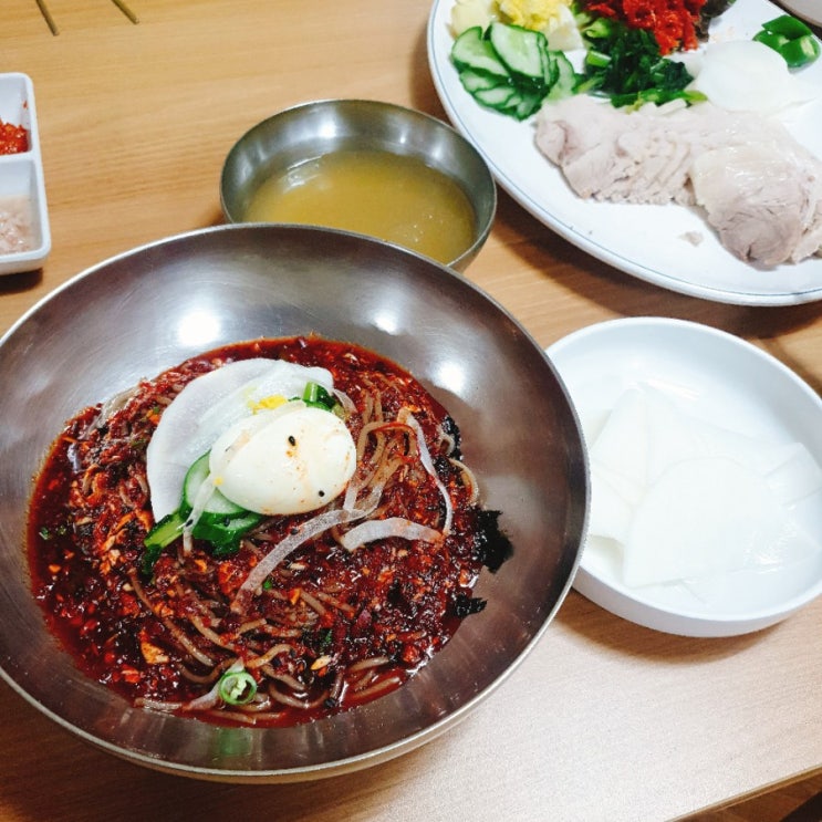  [강릉 존맛탱 맛집. 형제막국수] - 비빔막국수, 수육