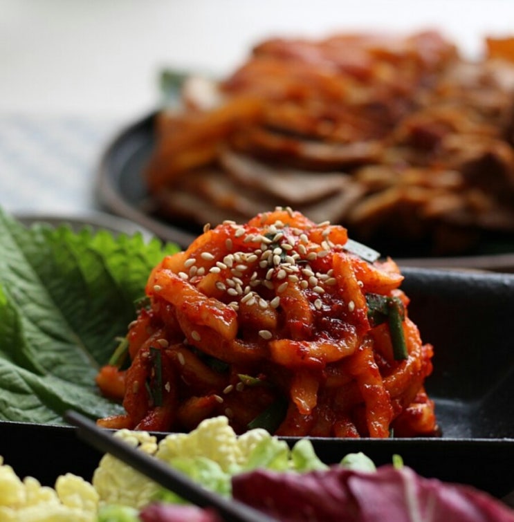  보쌈무김치 레시피.꼬들한 보쌈무김치만들기.족발무김치 만드는방법.보쌈무김치 맛있게 만드는법