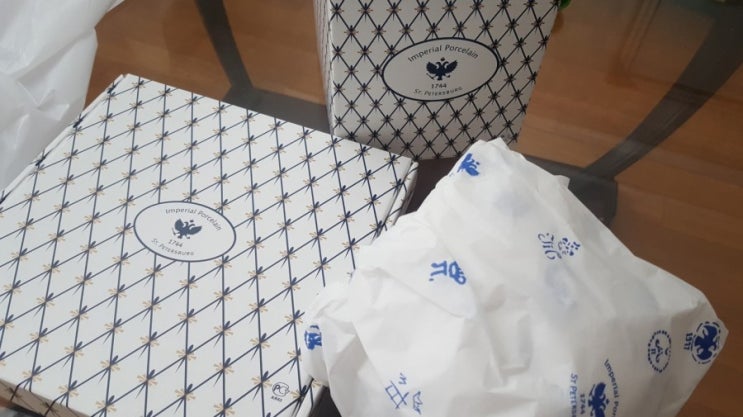 [상트페테르부르크] 두둥!! 로모노소프, 임페리얼 포슬린 언박싱 블루벨 Колокольчики + 몇 가지 요리