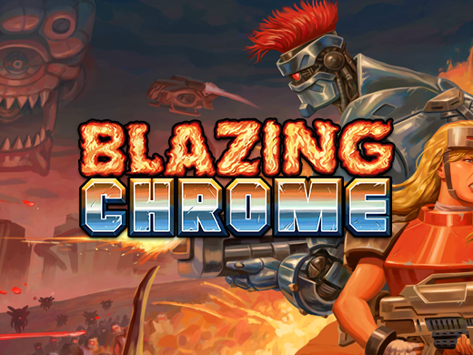콘트라 스타일의 플랫포머 액션 게임 블레이징 크롬(Blazing Chrome) 리뷰