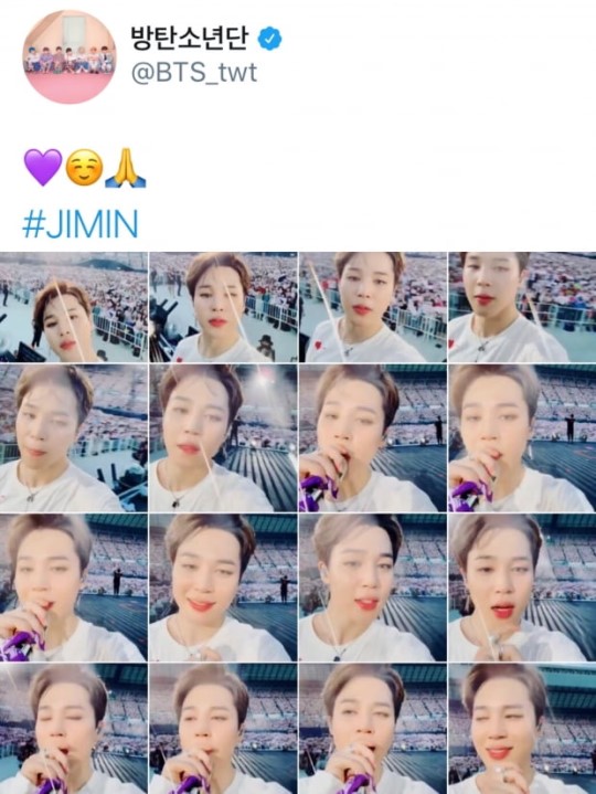 'BTS' 지민, 부상 투혼 후 팬들에게 안부 전해 'BTS' 지민, 부상 투혼 후 팬들에게 안부 전해